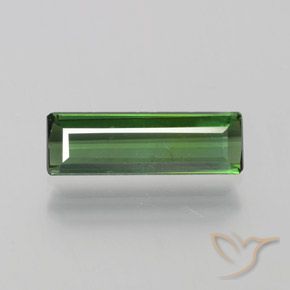 1.05ct 天然 グリーン トルマリン, エメラルドカット, VS