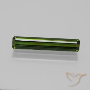 1.53ct 天然 アーシーグリーン トルマリン, エメラルドカット, VVS
