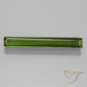 1.40ct 天然 アーシーグリーン トルマリン, エメラルドカット, VVS-VS