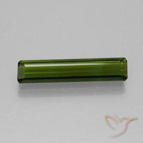 1.55ct 天然 ディープグリーン トルマリン, エメラルドカット, VVS-VS
