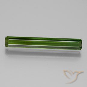 1.95ct 天然 濃いフォレストグリーン トルマリン, エメラルドカット, VVS-VS