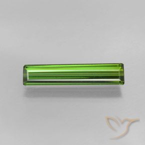 1.93ct 天然 ミディアムグリーン トルマリン, エメラルドカット, VVS-VS
