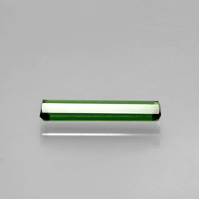 1.05カラットの天然ダークグリーントルマリン、エメラルドカット、VVS-VS