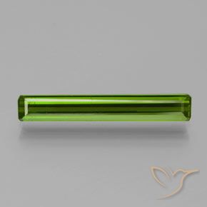 1.88ct 天然 ミディアムグリーン トルマリン, エメラルドカット, VS-SI
