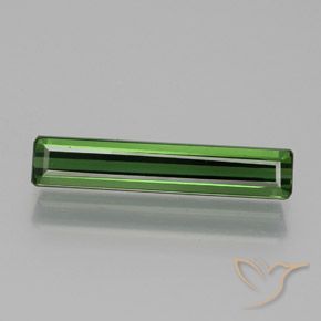 1.73ct 天然 ダークグリーン トルマリン, エメラルドカット, VVS-VS