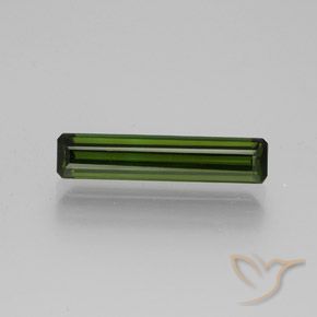 1.48ct 天然 アーシーグリーン トルマリン, エメラルドカット, VVS