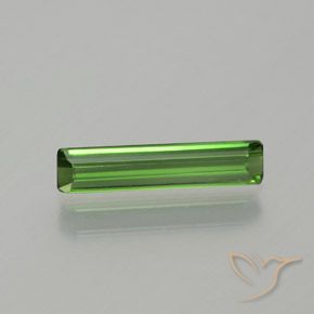 1.01ct 天然 フォレストグリーン トルマリン, エメラルドカット, VVS-VS