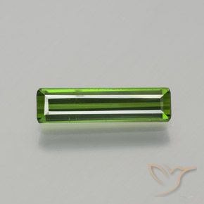 1.17ct 天然 ミディアムグリーン トルマリン, エメラルドカット, VS