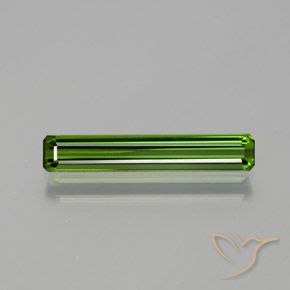 1.34ct 天然 フォレストグリーン トルマリン, エメラルドカット, VVS-VS