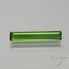 1.39ct 天然 アーシーグリーン トルマリン, エメラルドカット, VVS-VS