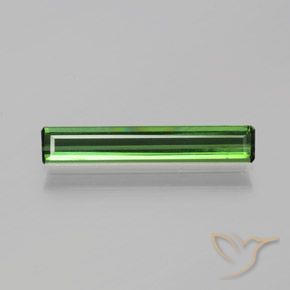 1.16ct 天然 ミディアムグリーン トルマリン, エメラルドカット, VVS-VS