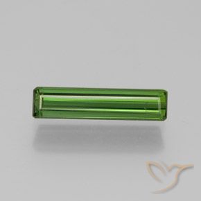 1.33ct 天然 ミディアムグリーン トルマリン, エメラルドカット, VS-SI