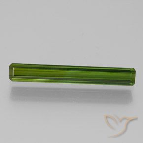 1.58ct 天然 ミディアムグリーン トルマリン, エメラルドカット, VVS-VS