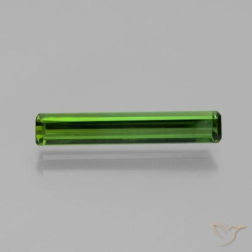 1.38ct 天然 フォレストグリーン トルマリン, エメラルドカット, VVS-VS