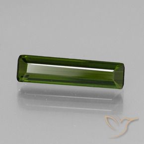1.19カラットの天然フォレストグリーントルマリン、八角形 / エメラルドカット、VVS