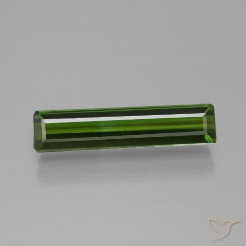 1.52ct 天然 フォレストグリーン トルマリン, エメラルドカット, VS