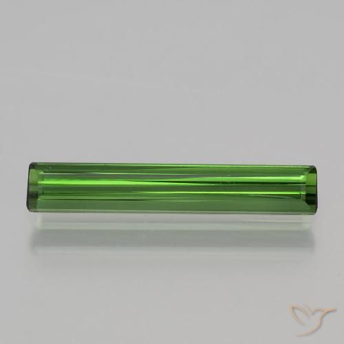 1.18ct 天然 フォレストグリーン トルマリン, エメラルドカット, VVS-VS
