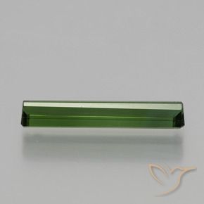 1.21カラットの天然フォレストグリーントルマリン、八角形 / エメラルドカット、VVS-VS