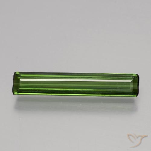 1.27ct 天然 フォレストグリーン トルマリン, エメラルドカット, VS
