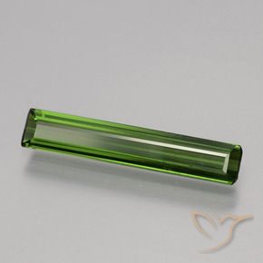 1.27カラットの天然フォレストグリーントルマリン、八角形 / エメラルドカット、VS