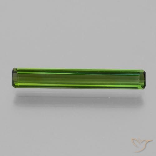 1.41ct 天然 フォレストグリーン トルマリン, エメラルドカット, VVS-VS