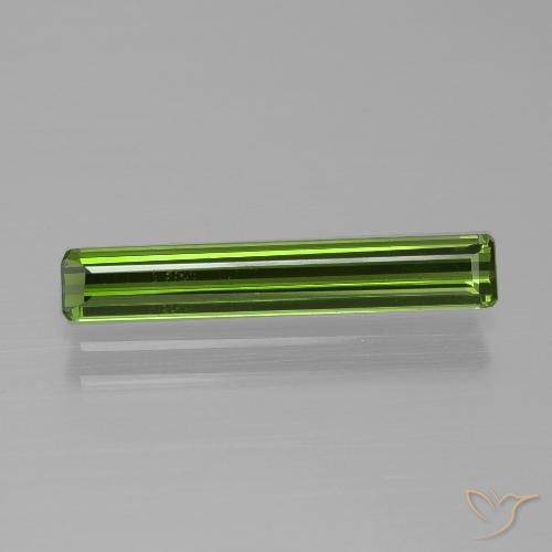 1.36ct 天然 フォレストグリーン トルマリン, エメラルドカット, VVS-VS