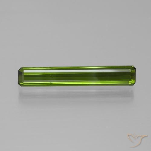 1.73ct 天然 フォレストグリーン トルマリン, エメラルドカット, VVS-VS