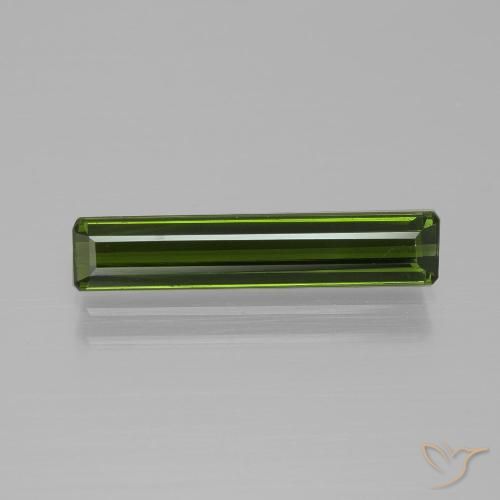 1.88ct 天然 フォレストグリーン トルマリン, エメラルドカット, VVS-VS