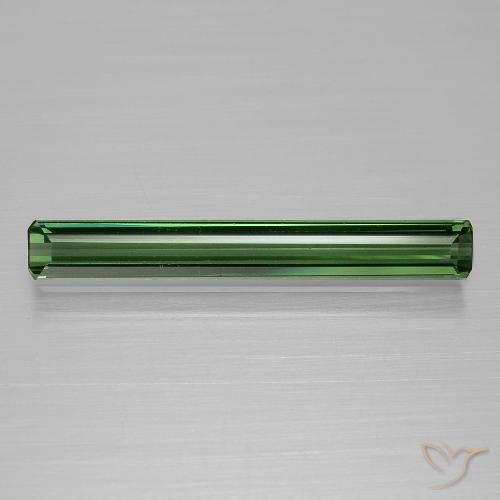 1.29ct 天然 ミディアムグリーン トルマリン, エメラルドカット, VVS-VS