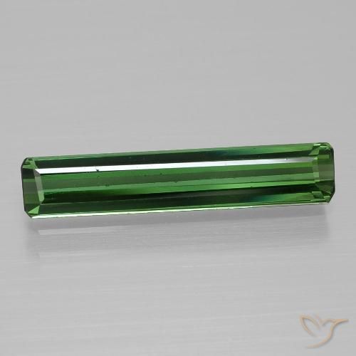 1.68ct 天然 ミディアムグリーン トルマリン, エメラルドカット, VVS-VS
