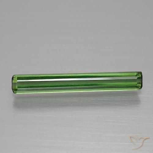 1.08ct 天然 フォレストグリーン トルマリン, エメラルドカット, VVS-VS