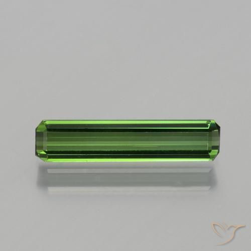 1.04ct 天然 アーシーグリーン トルマリン, エメラルドカット, VVS-VS