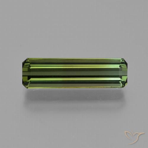 2.70ct 天然 ディープグリーン トルマリン, エメラルドカット, VVS-VS