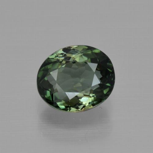 1.31カラットの天然フォレストグリーントルマリン（7.1×6 mm・オーバルカット）