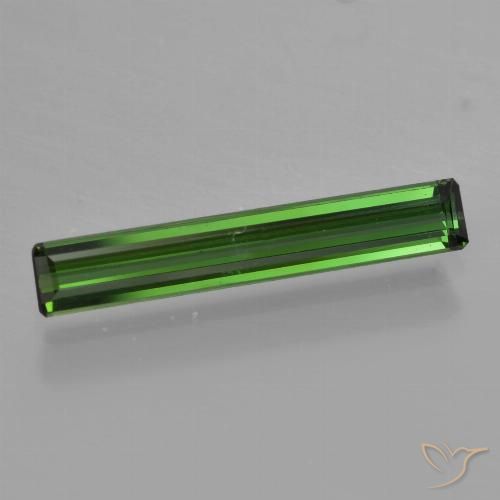 1.08ct 天然 アーシーグリーン トルマリン, エメラルドカット, VVS-VS