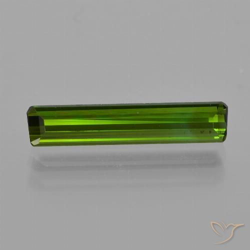 1.16ct 天然 フォレストグリーン トルマリン, エメラルドカット, VS