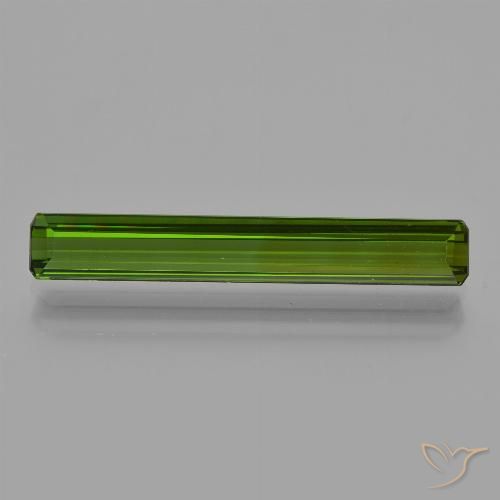 2.52ct 天然 ディープグリーン トルマリン, エメラルドカット, VVS-VS