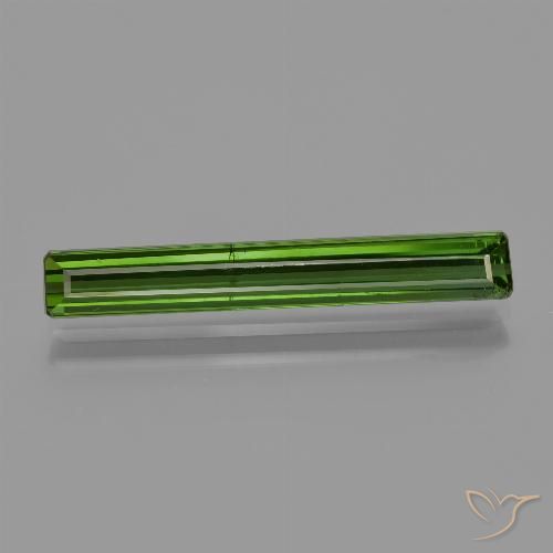 2.01ct 天然 濃いフォレストグリーン トルマリン, エメラルドカット, VS-SI