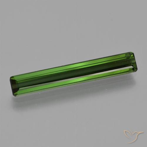 2.20ct 天然 フォレストグリーン トルマリン, エメラルドカット, VS