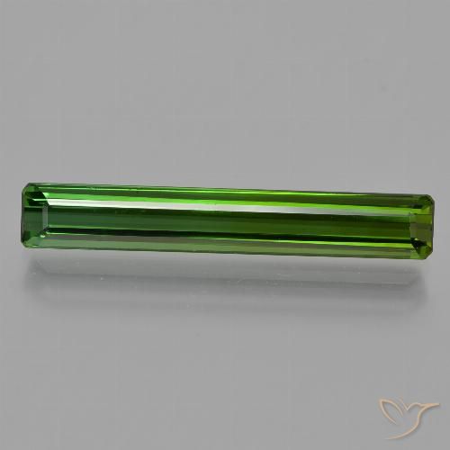 2.60ct 天然 ダークグリーン トルマリン, エメラルドカット, VS