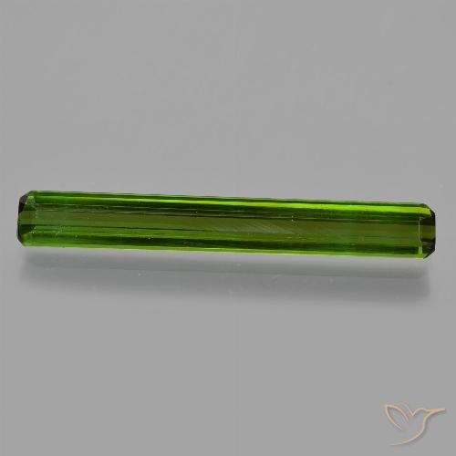 2.07ct 天然 フォレストグリーン トルマリン, エメラルドカット, VS