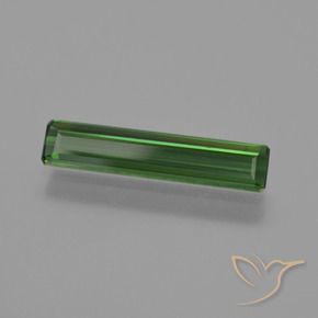 1.35カラットの天然フォレストグリーントルマリン、八角形 / エメラルドカット、VS
