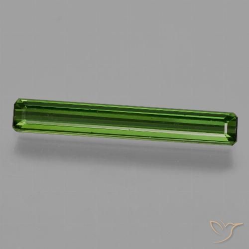 1.33ct 天然 フォレストグリーン トルマリン, エメラルドカット, VS