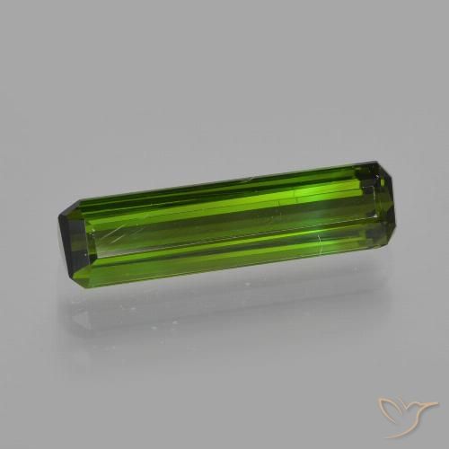 1.67ct 天然 フォレストグリーン トルマリン, エメラルドカット, VVS-VS