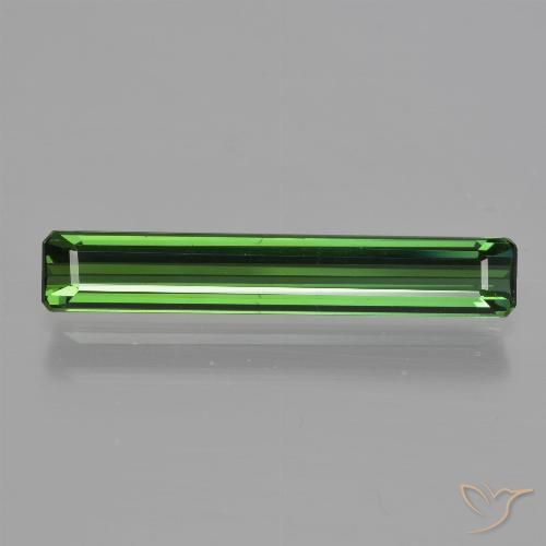 1.67ct 天然 ミディアムグリーン トルマリン, エメラルドカット, VVS-VS