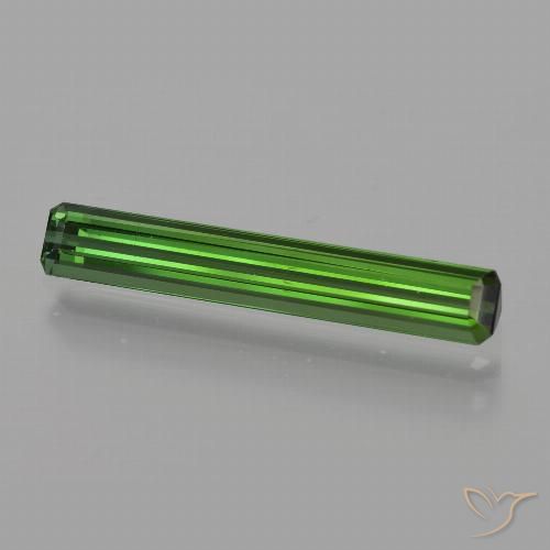 1.60ct 天然 フォレストグリーン トルマリン, エメラルドカット, VS