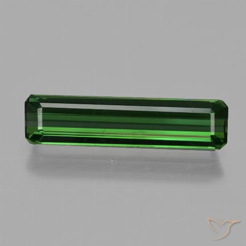 1.41ct 天然 グリーン トルマリン, エメラルドカット, VVS-VS