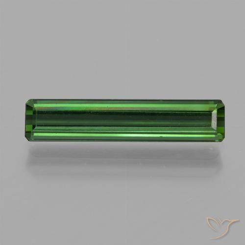 1.43ct 天然 グリーン トルマリン, エメラルドカット, VVS-VS