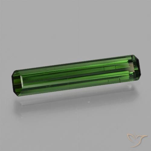 1.40ct 天然 グリーン トルマリン, エメラルドカット, VVS-VS