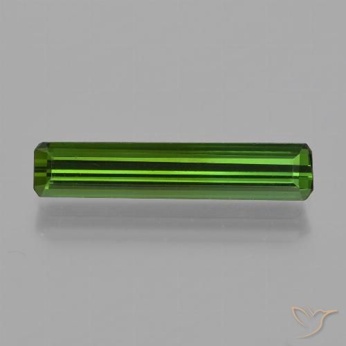 1.45ct 天然 アーシーグリーン トルマリン, エメラルドカット, VVS-VS